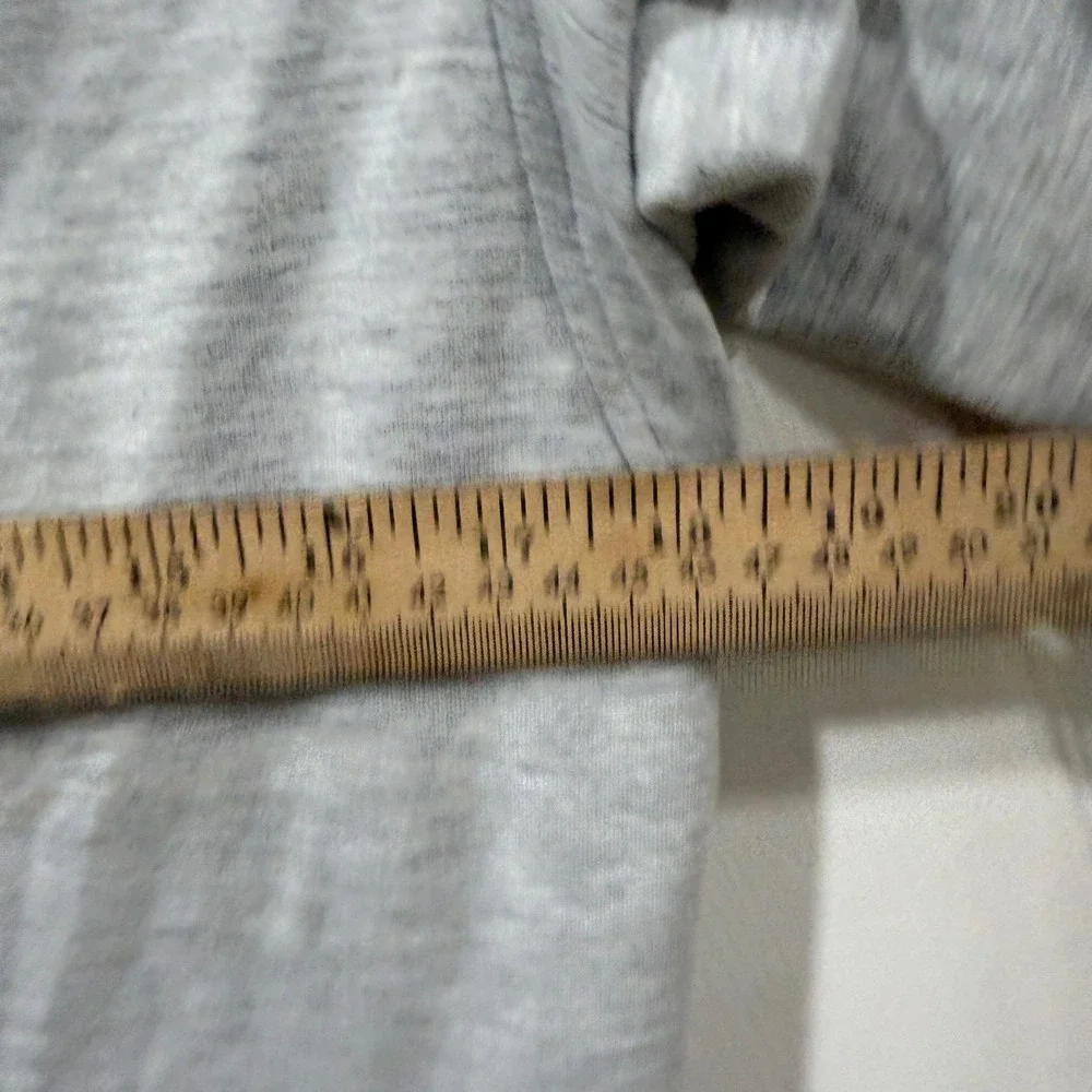 Lululemon City Sweat Crewneck Pullover Heathered Gray‎ Side Zip Mens XS